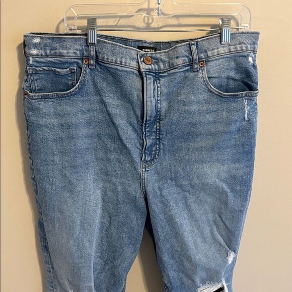 Express mom Jean super high rise size 18 - Picture 2 of 7